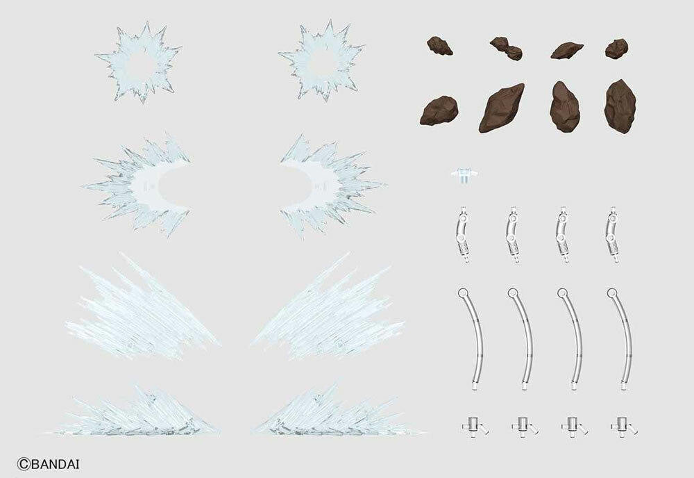 Bandai Shockwave White Gundam Effect Set 2434709