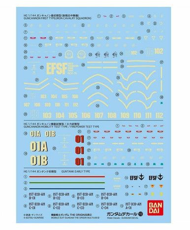 Bandai Spirits Gundam Decal GD113 Multi-Use 2411355