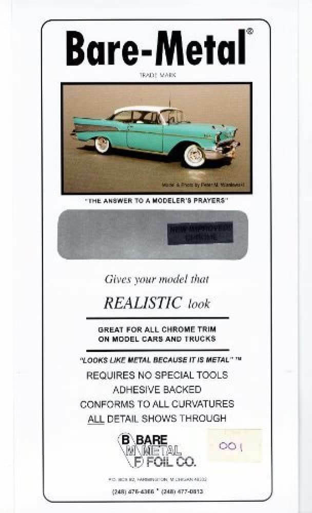 Bare Metal Foil Chrome Bare Metal Foil #001