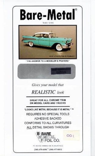 Chrome Bare Metal Foil 001
