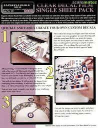 Clear Decal Ink Jet 121