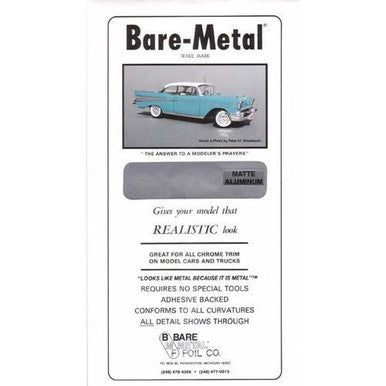 Matte Aluminum Bare Metal Foil 011