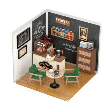 DIY Miniature House Kit: Breezy Time Cafe