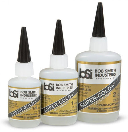 Bob Smith Industries  SUPER-GOLD+ Gap Filling Odorless Foam Safe CA 1oz 127 