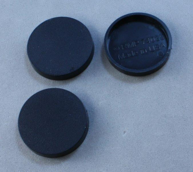 Bones 1 Round Plastic RPG Base 20