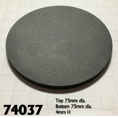 3" Round Plastic RPG Base (10) (74037)