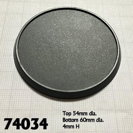 Bones 60mm Round Plastic Gaming Base (10) 