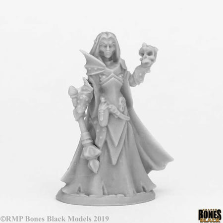 Bones Black Dark Elf Priestess 44071