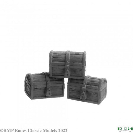 Bones Black Dungeon Decor Wooden Chests 3
