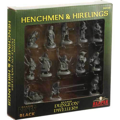 Bones Black Henchmen and Hirelings Boxed Set 44149