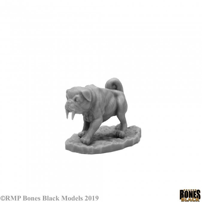 Bones Black Sabertooth Pug