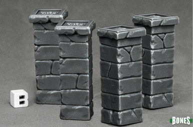 Graveyard Fence Posts (4) 77531
