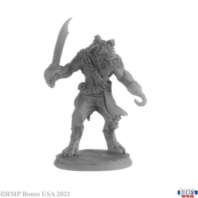 Bones USA Hakkle Blackhook, Gnoll Pirate 30038