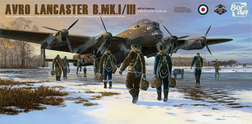 Border Model 1/32 Lancaster B MkI/III w/Full Interior BF010