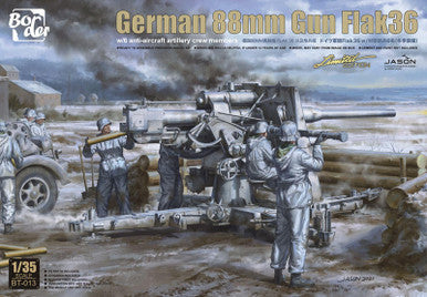 1/35 Flak 36 88mm Gun w/Crew (6) Ltd. Ed. BT013