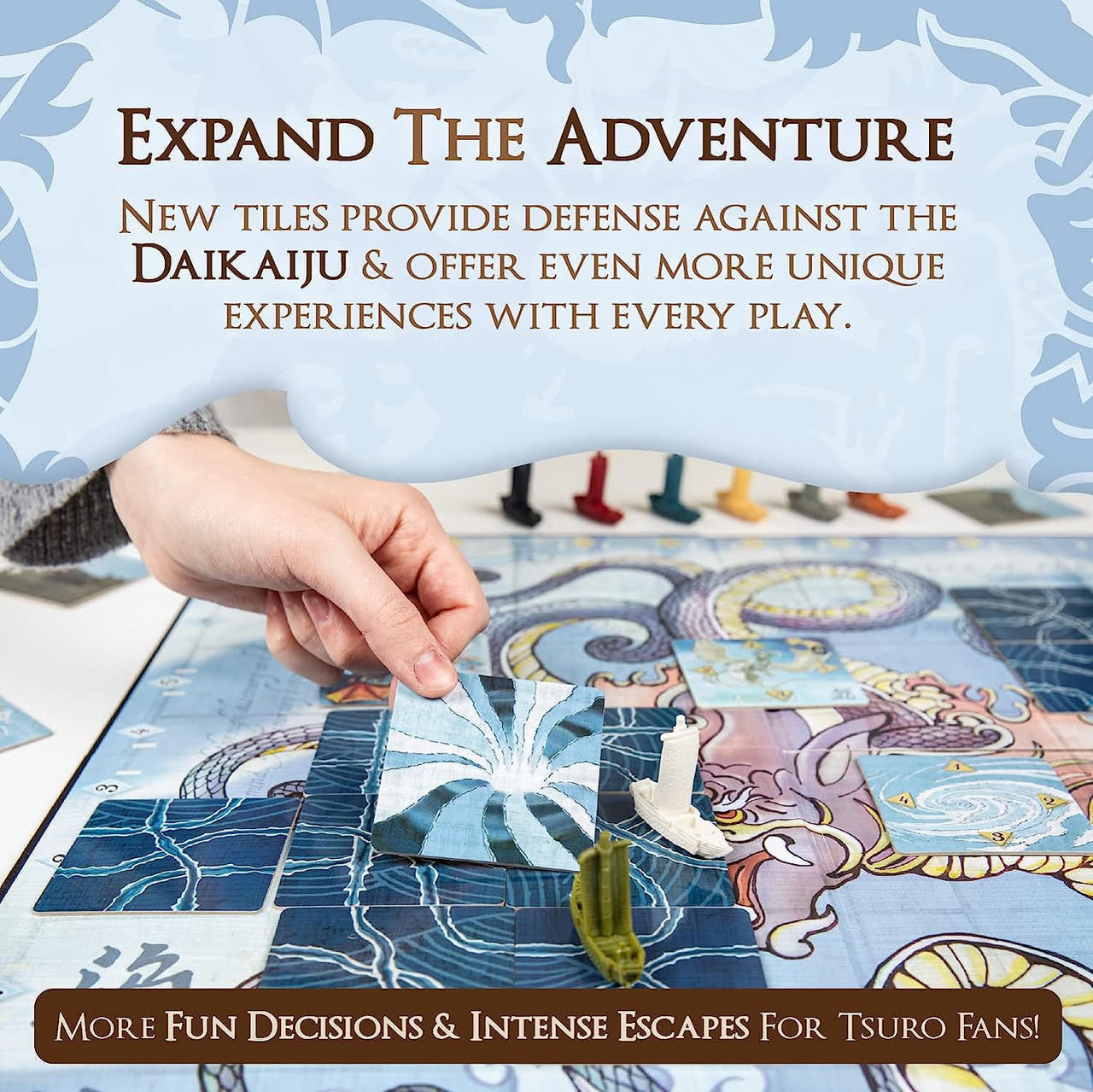 Calliope Games Tsuro: Veterans of the Seas Expansion 