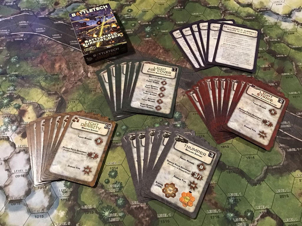 Catalyst Game Labs BattleTech Battlefield Support Deck