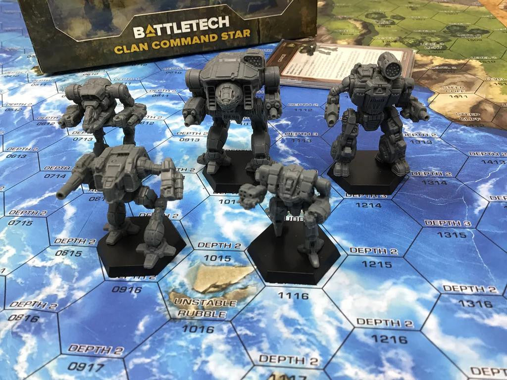 Catalyst Game Labs BattleTech: Clan Command Star Force Miniatures Pack 