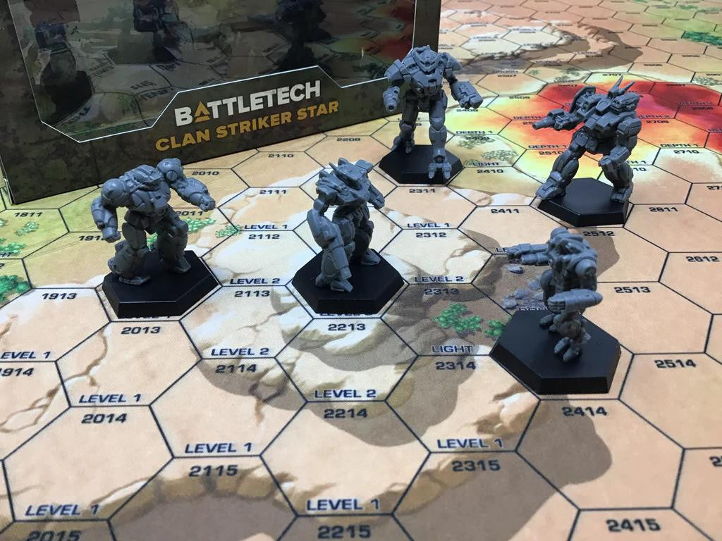Catalyst Game Labs BattleTech: Clan Striker Star Miniatures Pack 