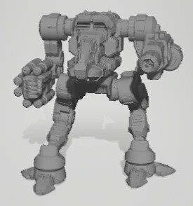 BattleTech Miniatures:  Ryoken (Stormcrow) TC/B Mech