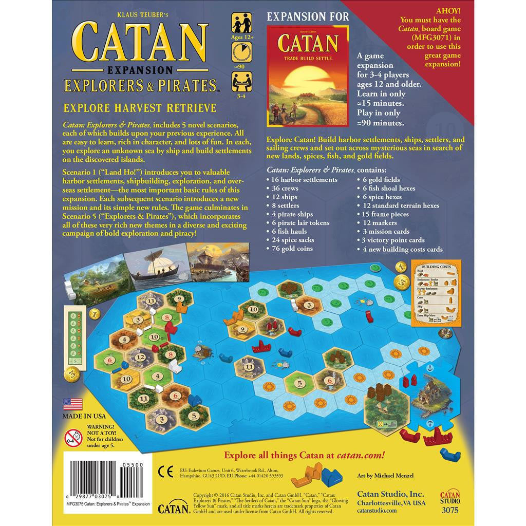 Catan Studio Catan Explorers and Pirates Expansion at LionHeart Hobby