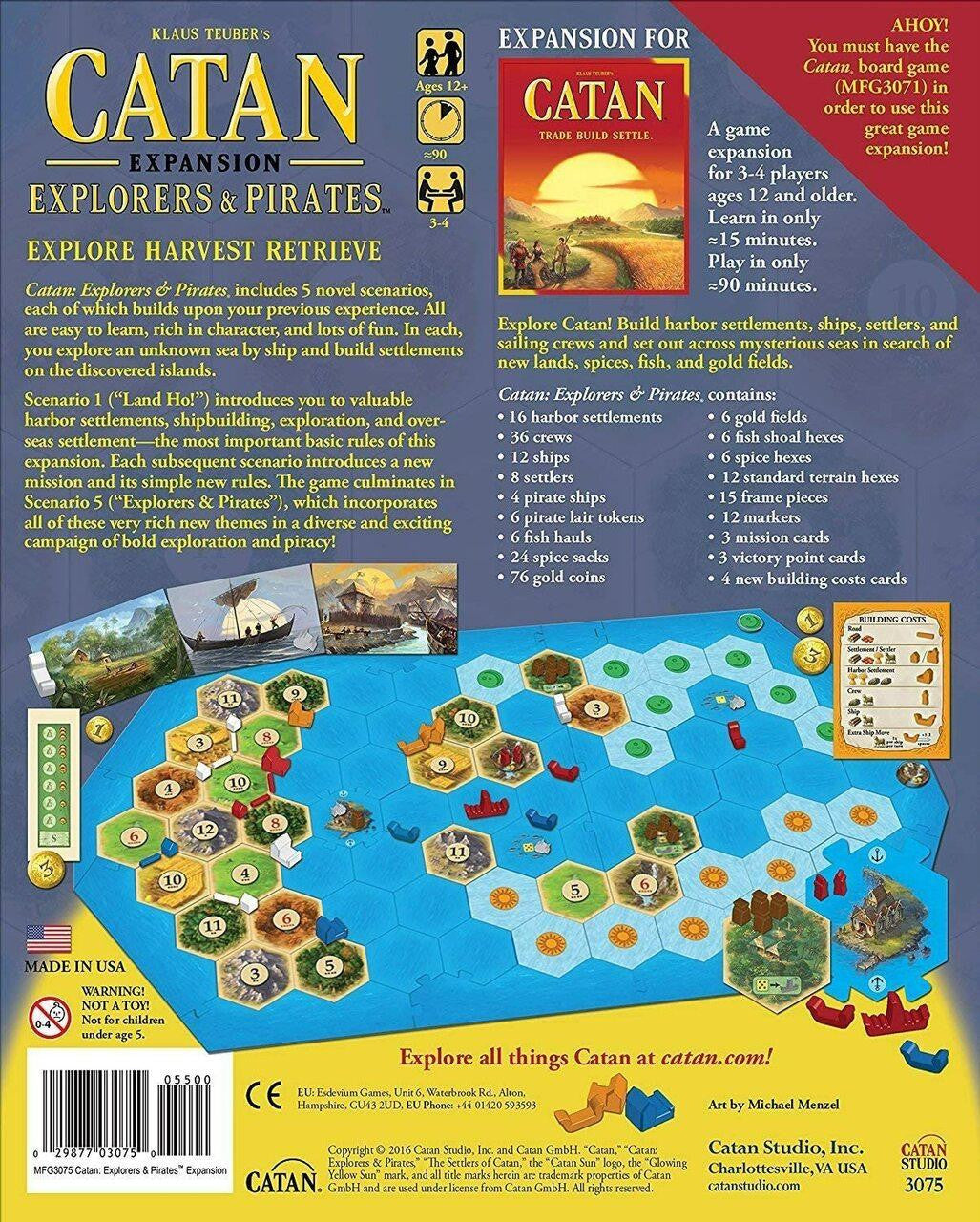Catan Studio Catan Ext Explorers and Pirates 5-6 Players