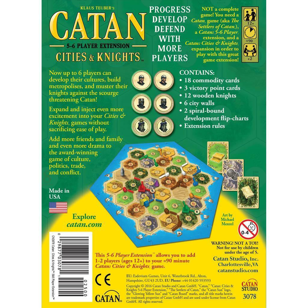 Catan Studio Catan Extension Cities and Knights 5-6 Player at LionHeart Hobby