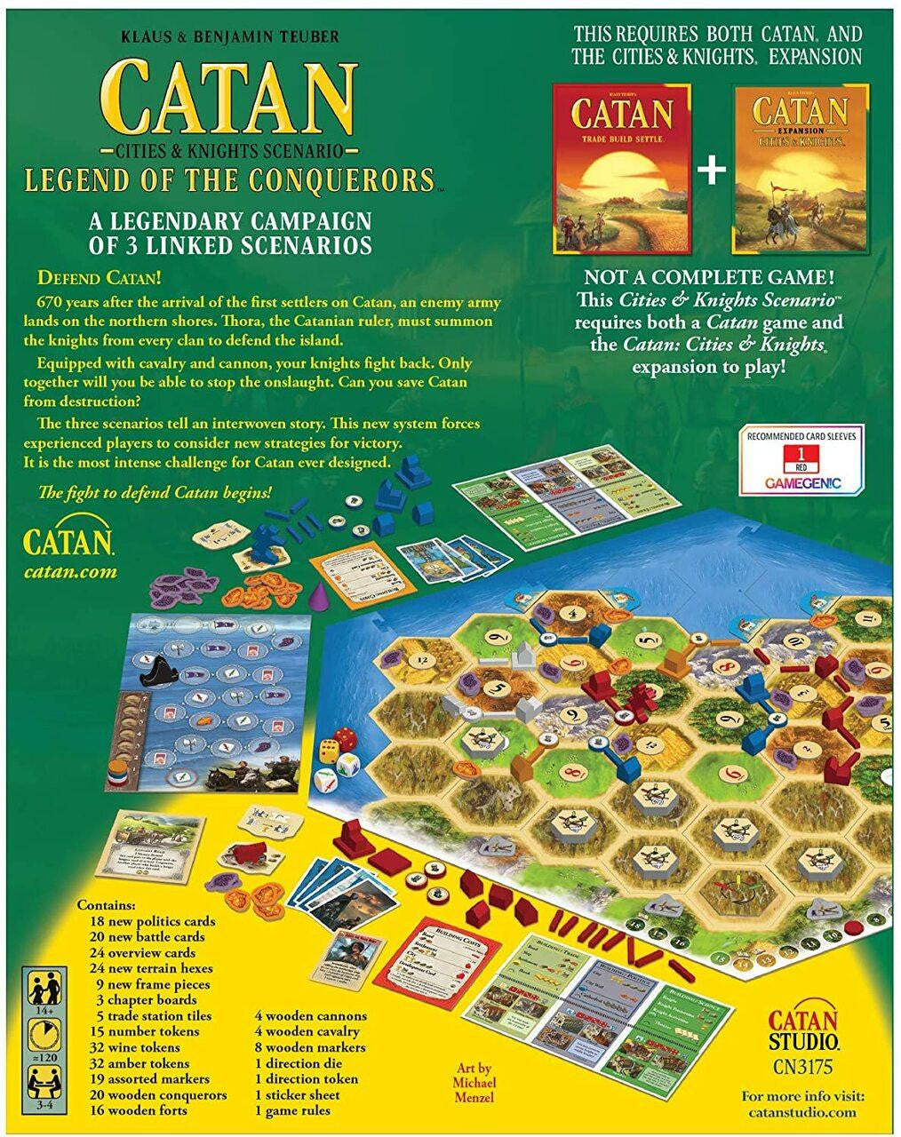 Catan Studio Catan Legend of the Conquerors at LionHeart Hobby