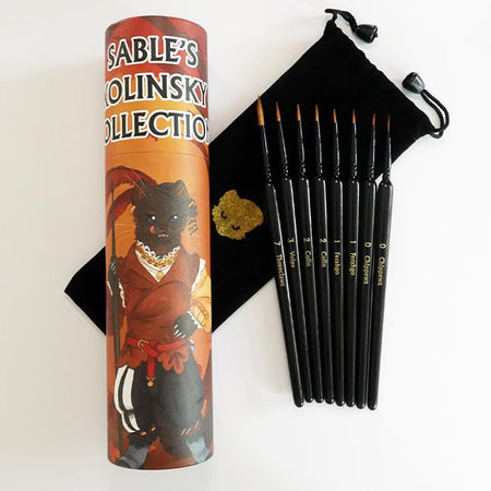 Chronicle Cards Kolinsky Sable Brush Set 