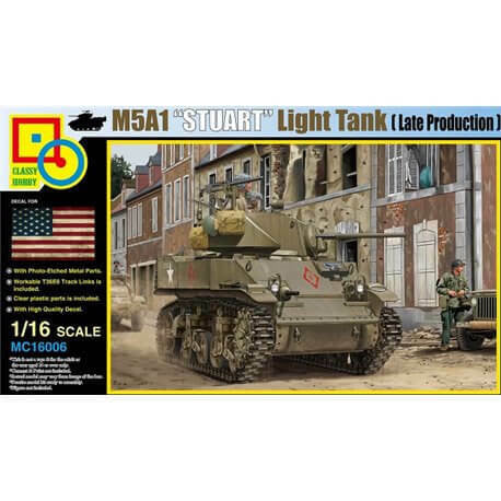 Classy Hobby 1/16 M5A1 Stuart Late Production 16006