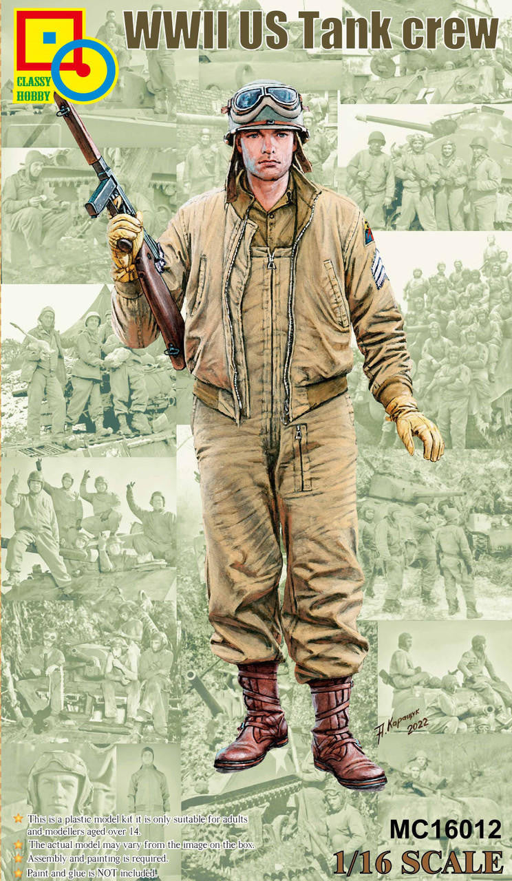 Classy Hobby 1/16 US WW2 Tank Crewman 16012 