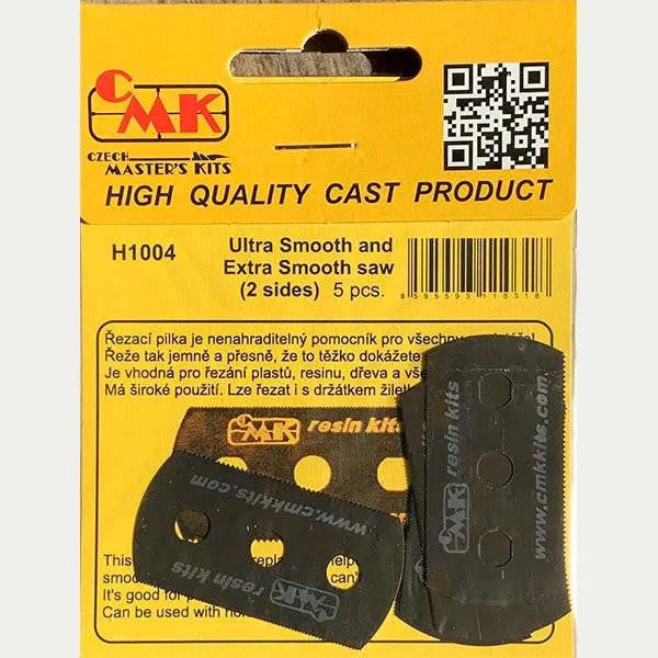 CMK Tools Razor Saw Blade 2-Sided Ultra Smooth (5) H1004 