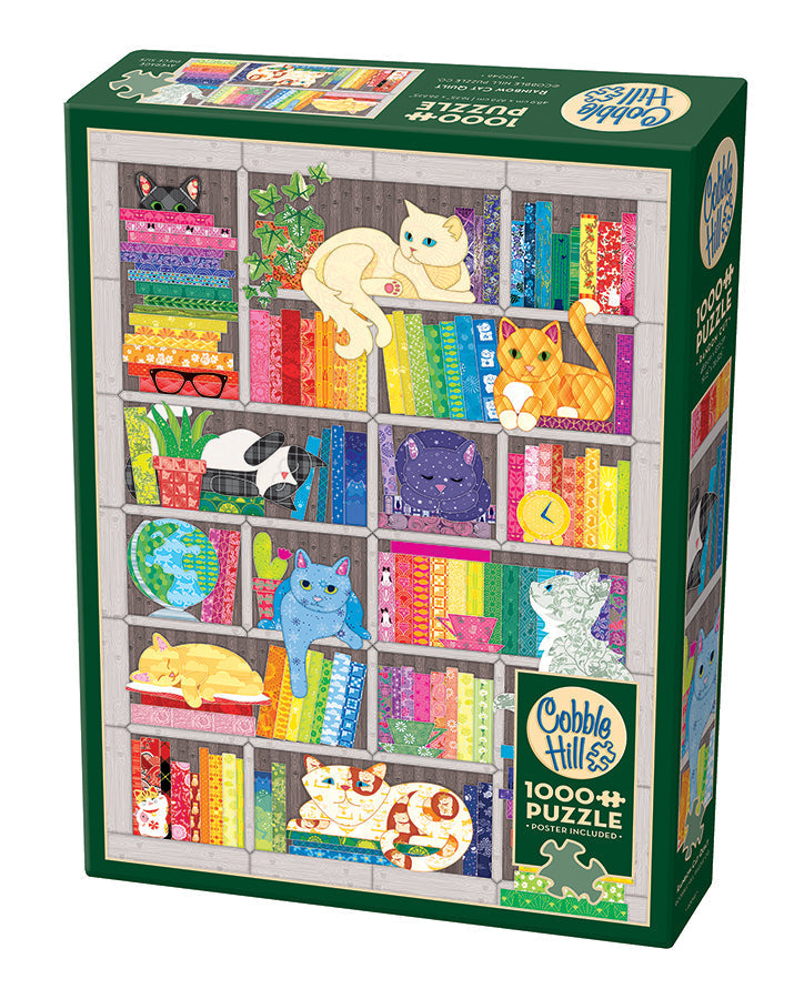 Rainbow Cat Quilt 1000 piece puzzle box