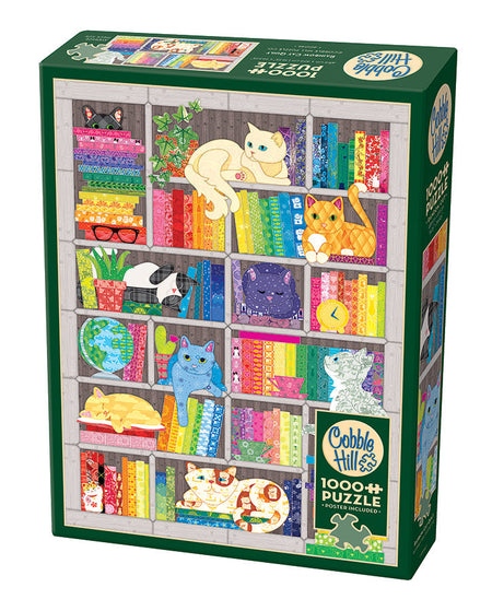 Rainbow Cat Quilt 1000 piece puzzle box