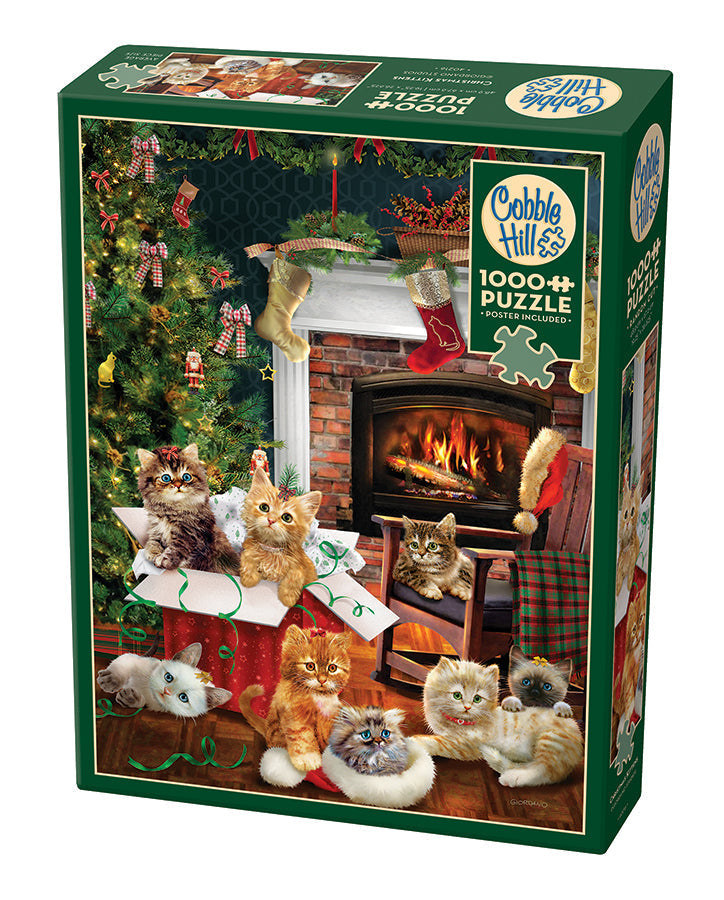 Christmas Kittens 1000 piece puzzle box