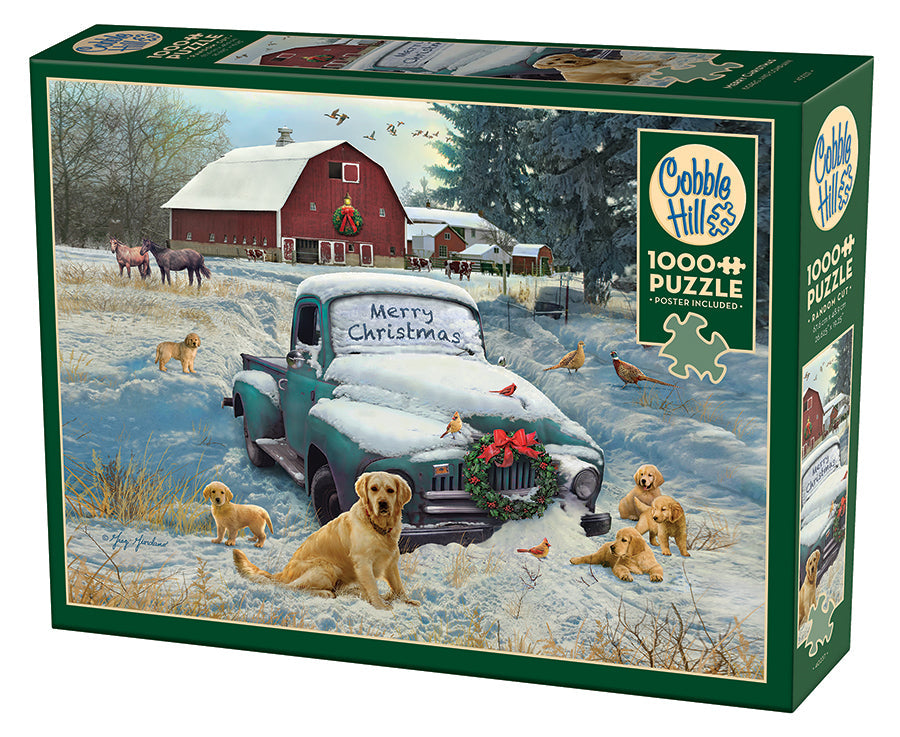 Merry Christmas 1000 piece puzzle box