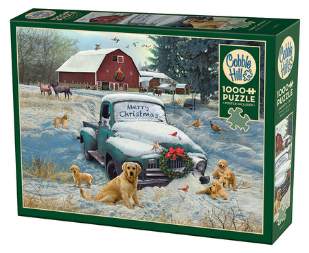 Merry Christmas 1000 piece puzzle box