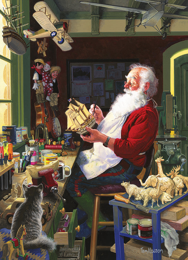 Complete Santa's Workbench puzzle artwork