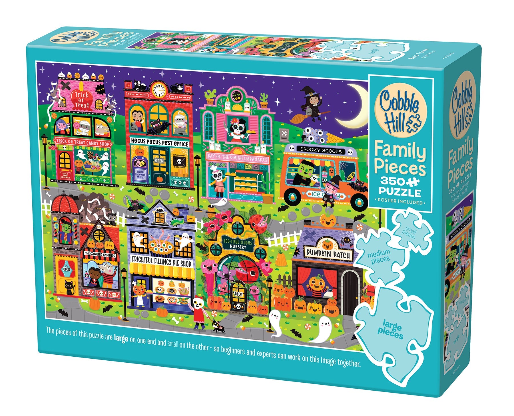 Boo Town Family Pieces 350 puzzle box