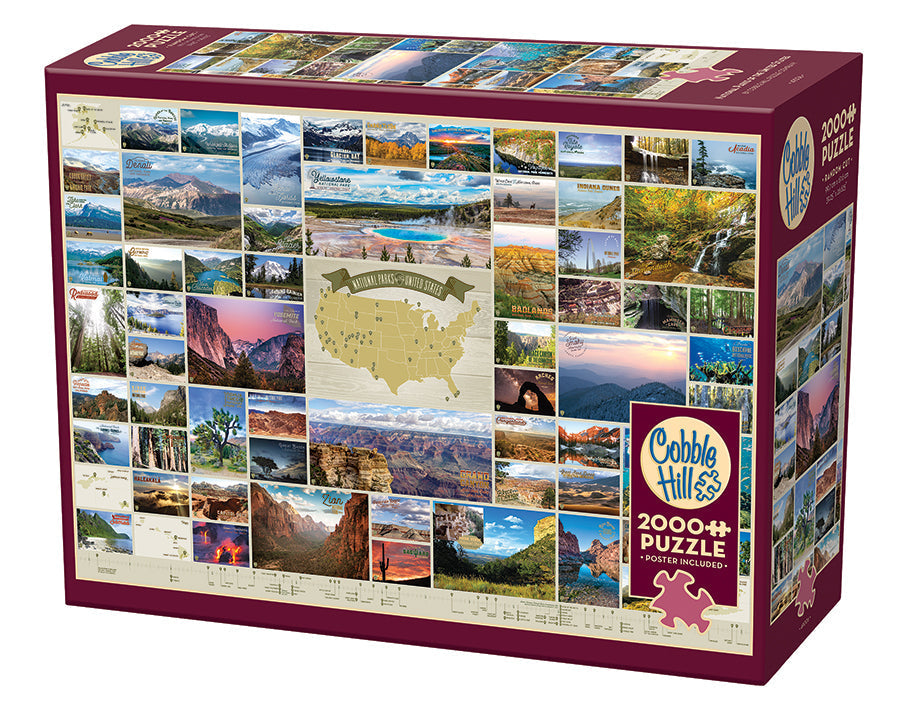 National Parks of the United States 2000 piece puzzle box