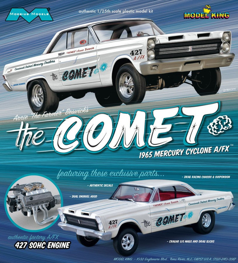 1/25 1965 Mercury Cyclone Farmer Beswick's Comet Drag 1223