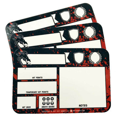 D&D 5E: Dry Erase Tracker Boards