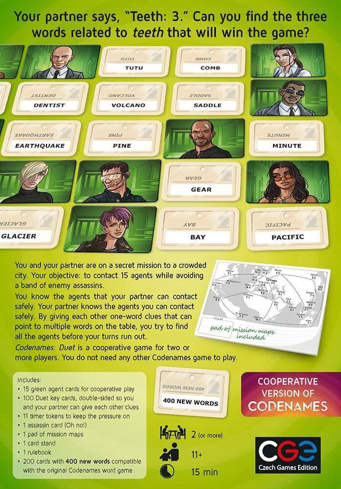 Czech Games Edition Codenames Duet