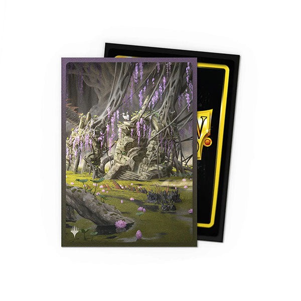 Dragonshield Sleeves: Standard DUAL- Matte 'MTG Landfall Series- Verdant Catacombs' Art (100 ct.)