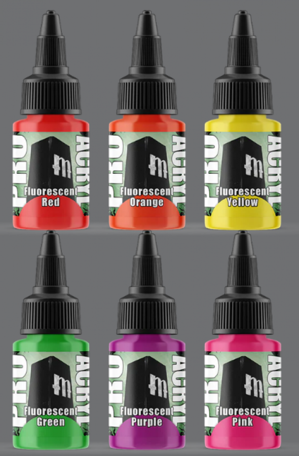 Pro Acryl Fluorescents Set