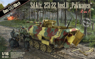 1/16 Sd.Kfz.251/22 Ausf.D Pakwagen 16022