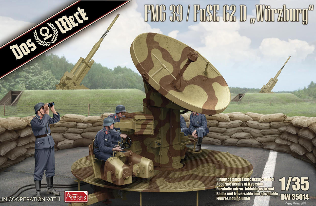 Das Werk 1/35 FMG 39 / FuSe 62D Wurzburg Radar Set 35014 
