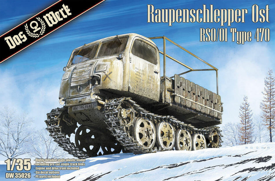 Das Werk 1/35 Raupenschlepper RSO /01 Tp.470 35026