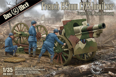 Das Werk 1/35 Schneider 155mm C17S Howitzer 35022