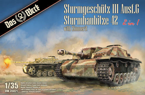 Das Werk 1/35 StuG.III Ausf.G / StuH 42 w/Zimmerit 35021 